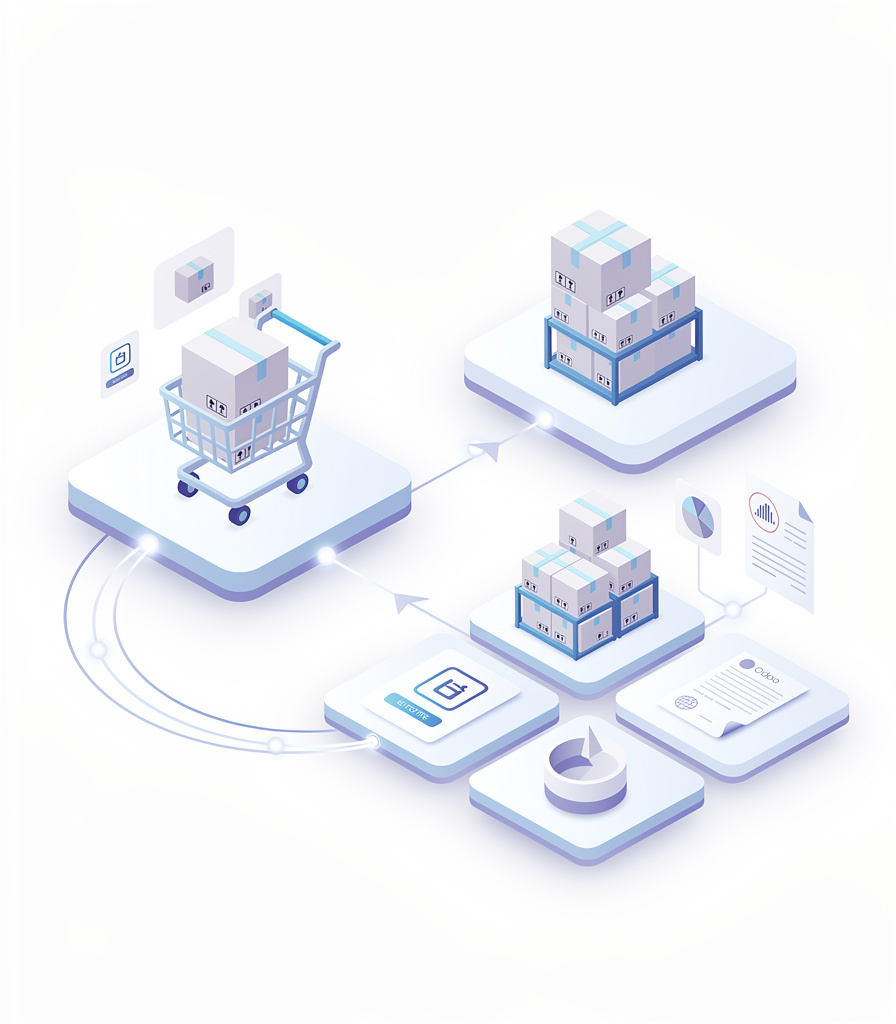 Commandes centralisées <strong>et expédition organisée</strong>