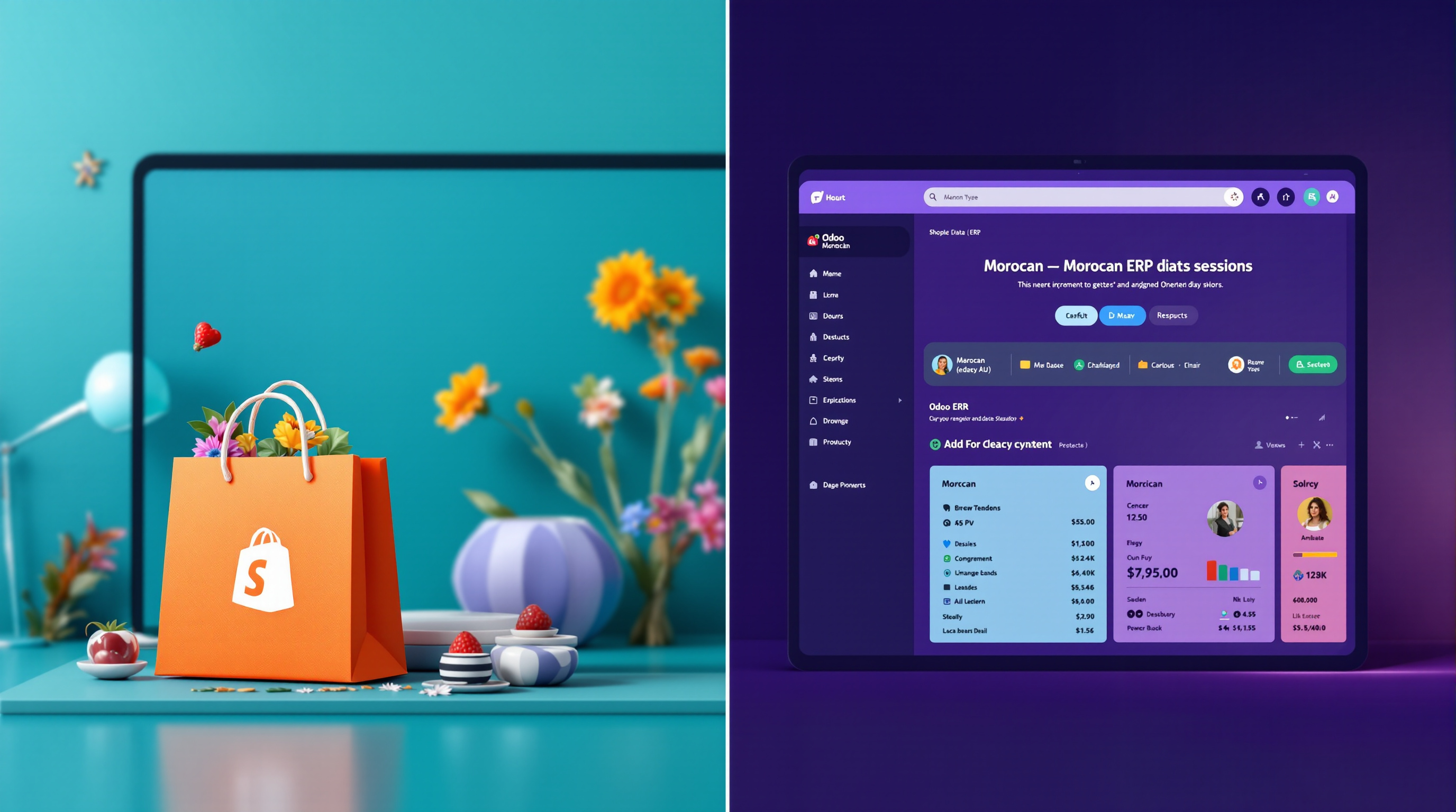 Shopify vs Odoo Maroc 2026 [Prix DH + Comparatif DGI]